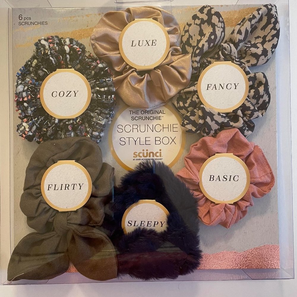 NWT- Scunci Scrunchie Style Box